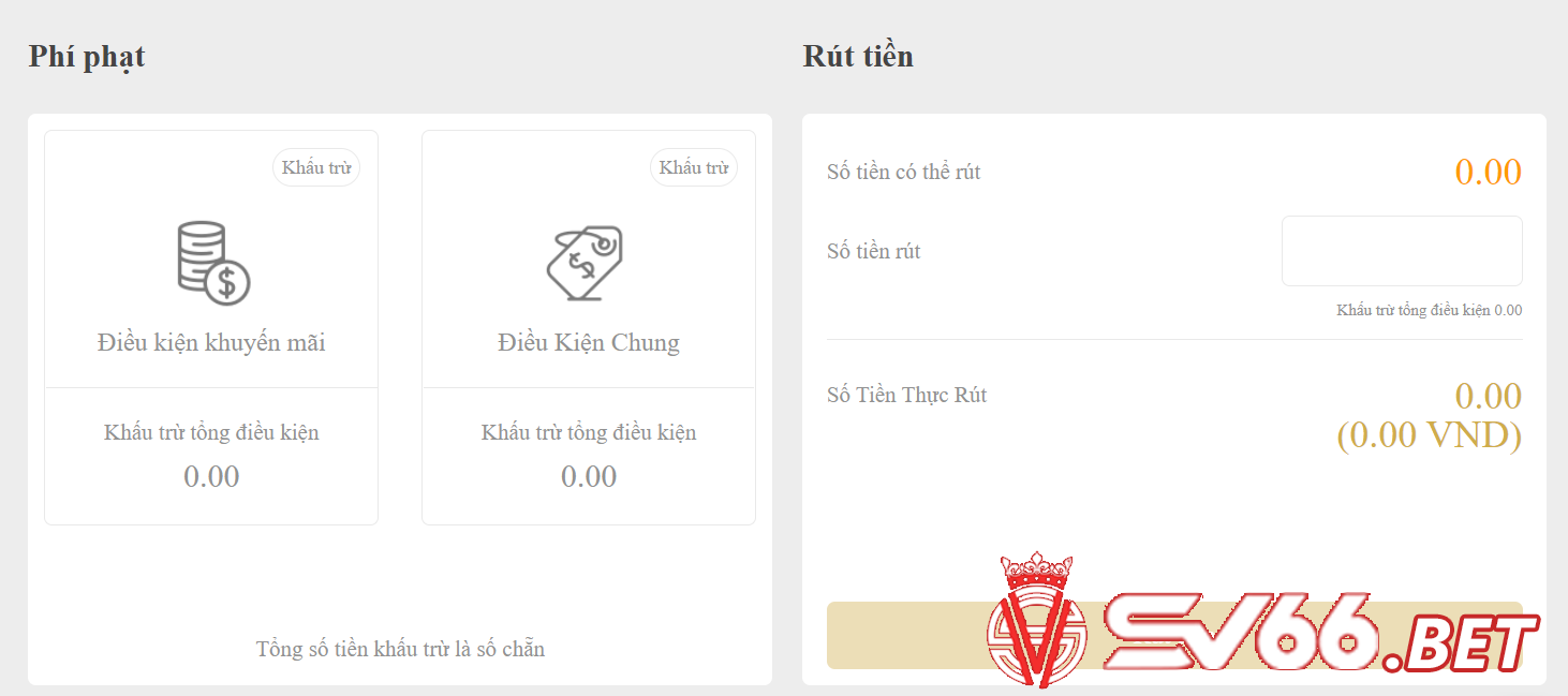 Rút tiền SV66 được thực hiện như thế nào?